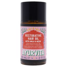 Amla and Neem Restorative Hair Oil by AyurVita for Unisex - 2 oz Oil