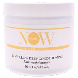 Ultra Hydrating No Yellow Hair Mask by Now Beauty for Unisex - 16 oz Masque