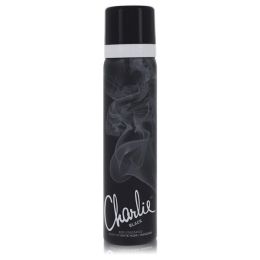 Charlie Black Body Fragrance Spray 2.5 Oz For Women