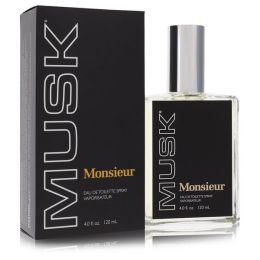 Monsieur Musk Eau De Toilette Spray 4 Oz For Men