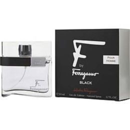 F By Ferragamo Pour Homme Black By Salvatore Ferragamo Edt Spray 1.7 Oz For Men