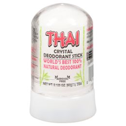 Thai Deodorant Stone Thai Natural Crystal Deodorant Push-Up Stick - 2.125 oz (SKU: 658237)